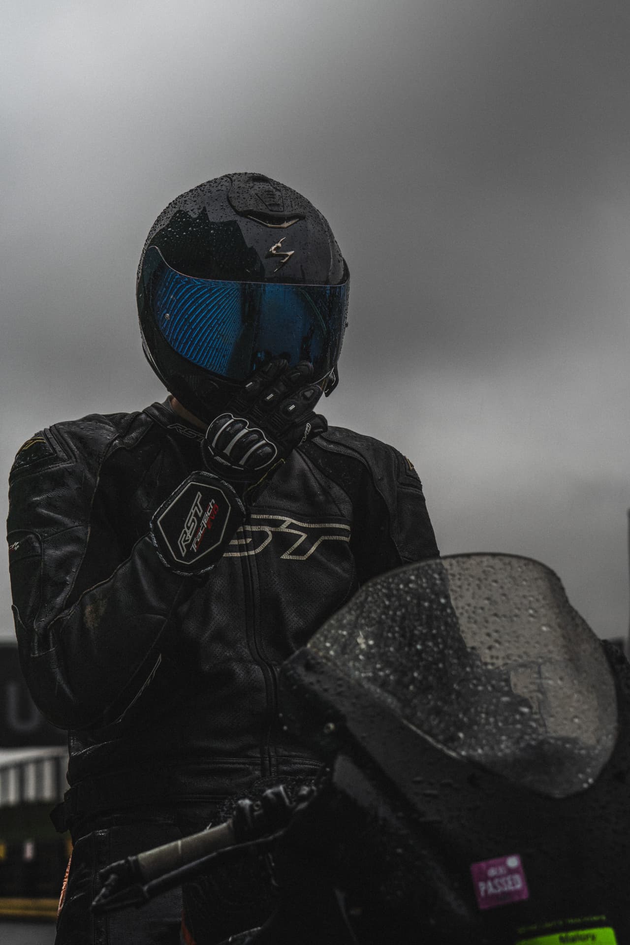 In Full Leathers: Rider Portrait — example photograph.