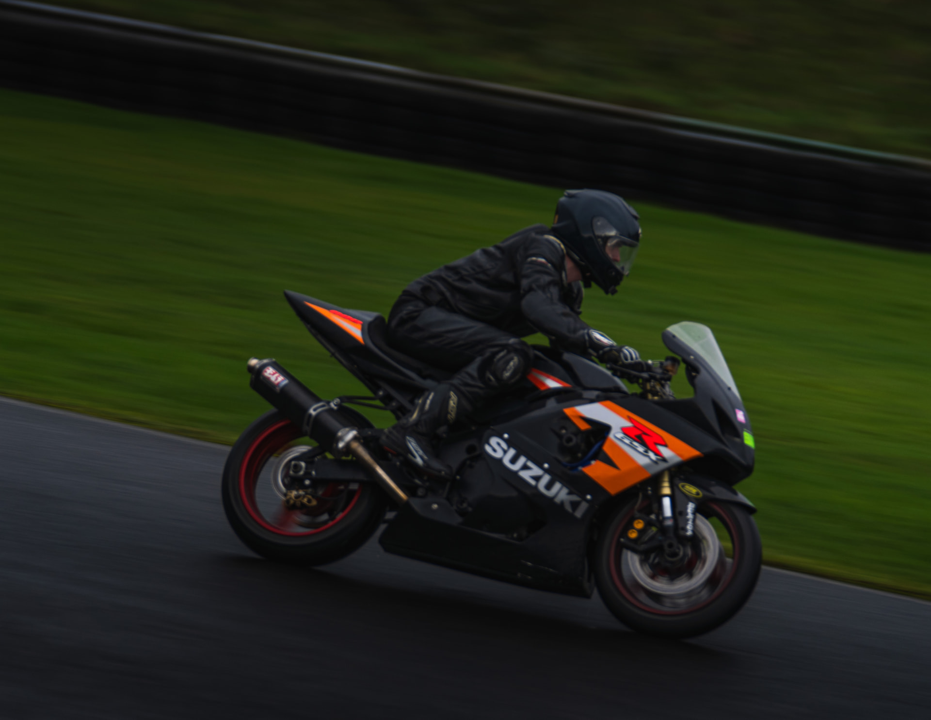 Suzuki in the Wet: Through the Turn — example photograph.